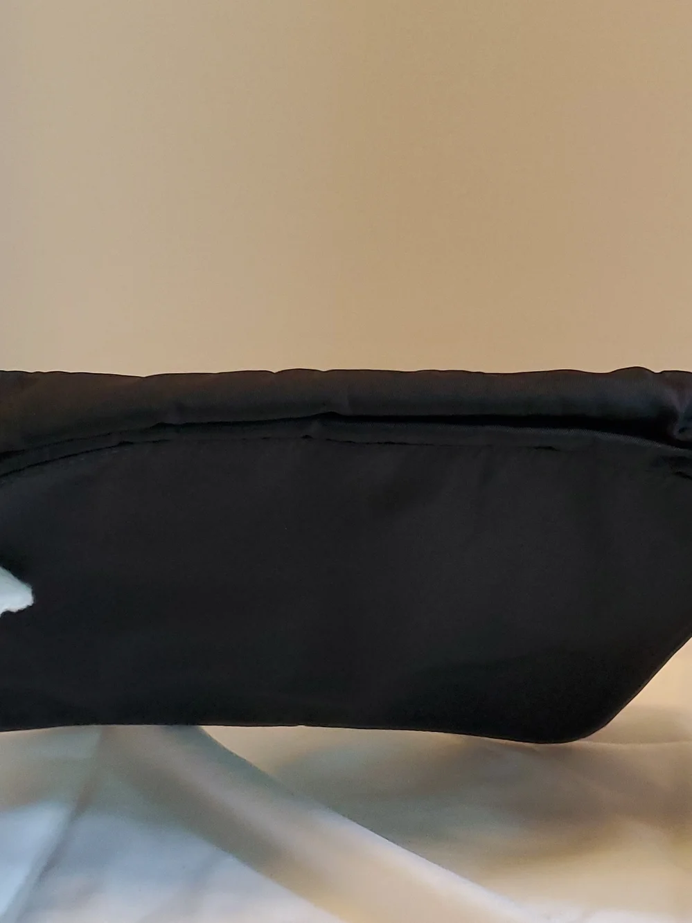 Authentic PRADA MILANO Black Nylon Makeup Bag with Zipper, Pockets - Picture 5 of 13